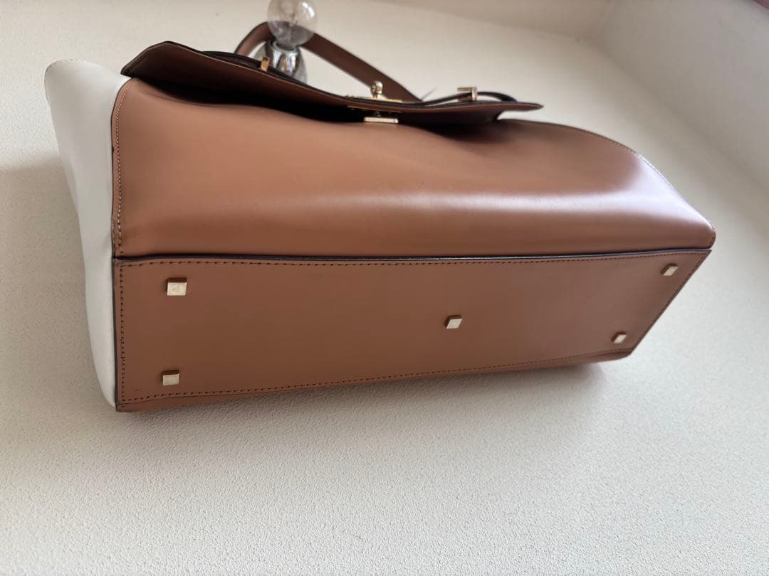 【FARO】定価5万　FLAP BRIEF MAT-LEATHER レザーバッグ