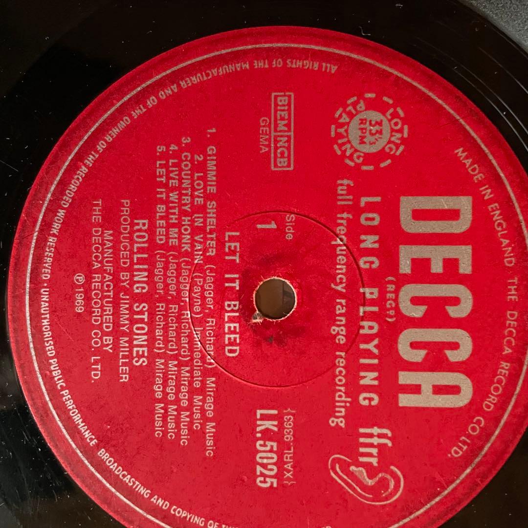 R*e様 ROLLING STONES LET IT BLEED UKorg ジ