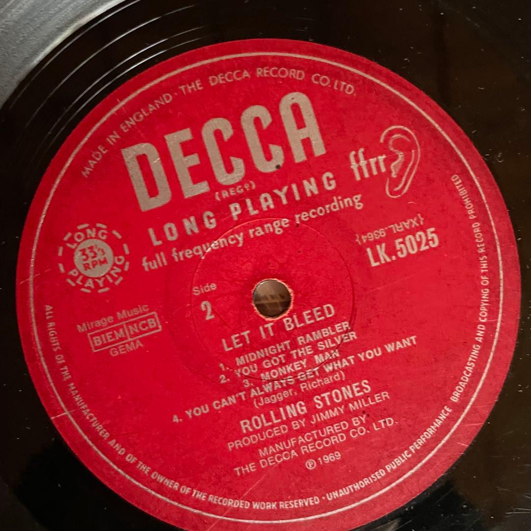 R*e様 ROLLING STONES LET IT BLEED UKorg ジ