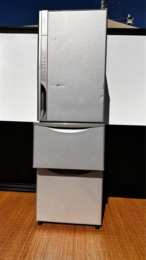 【価格相談可】日立ノンフロン冷凍冷蔵庫R-K320EV （T）