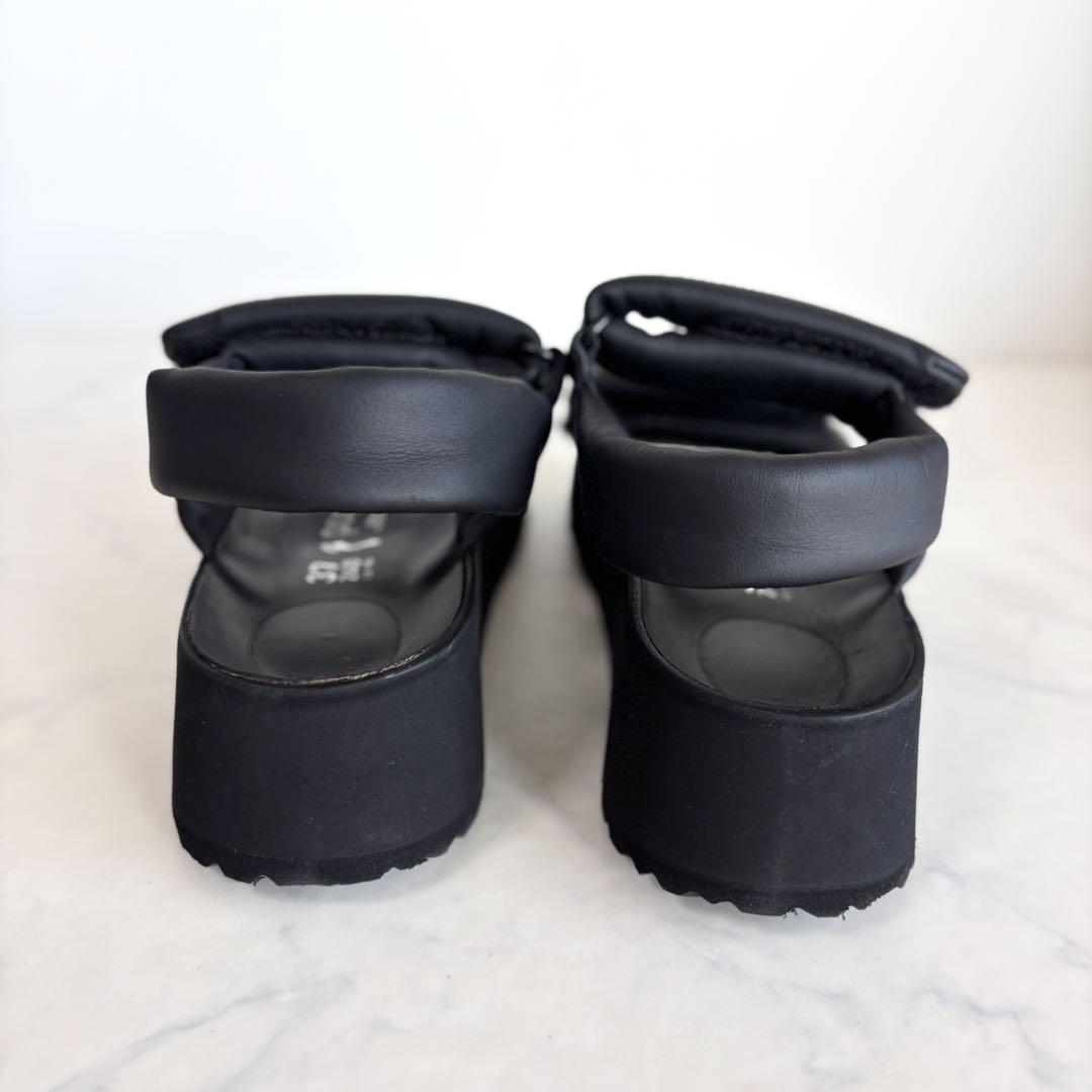 美品 ビルケンシュトック 37 パピリオ セダ サンダル ブラック