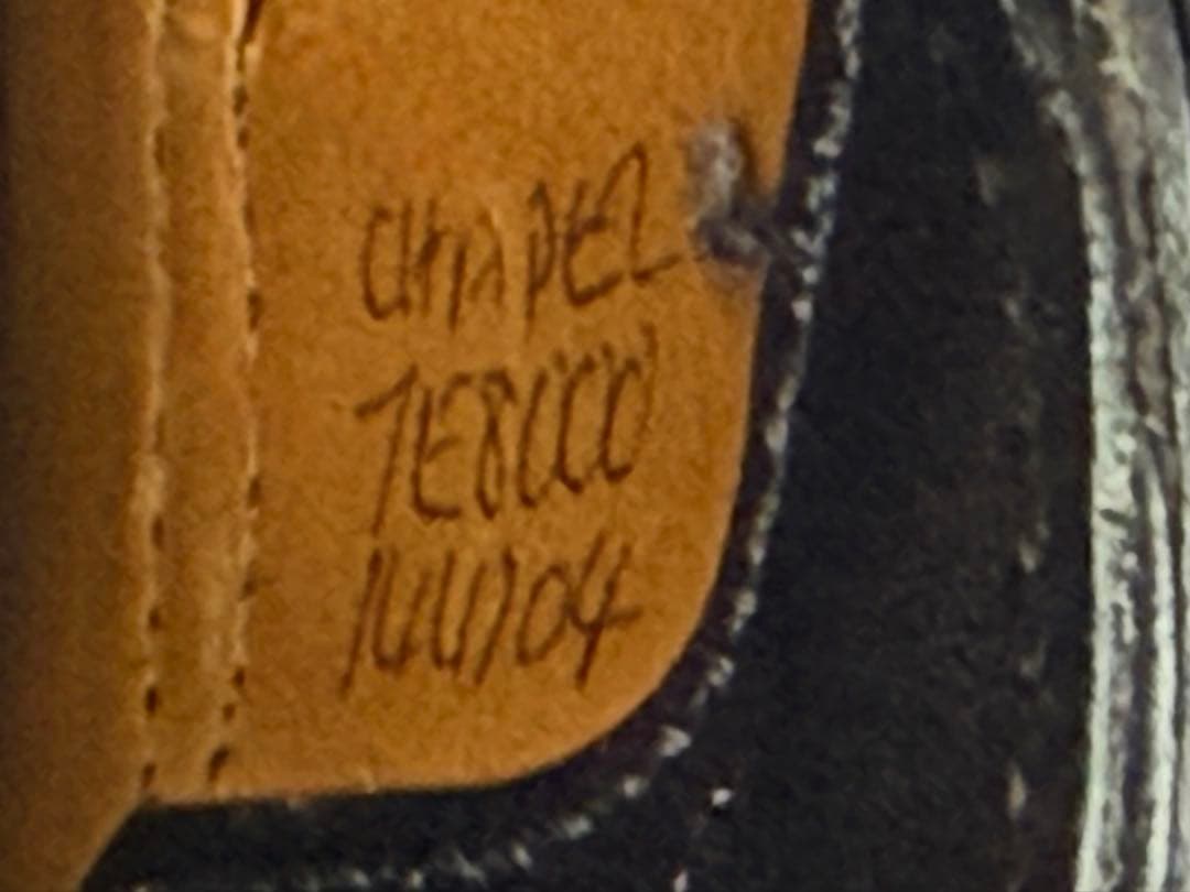 純正ツリー付　ジョンロブ　チャペル　7E　ブラック　8000ラスト　ダブルモンク