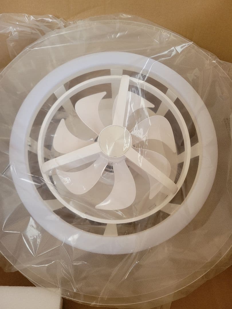 空調効率アップ✨シーリングファン　12畳用　首振り　静音　4500lm 正逆回転