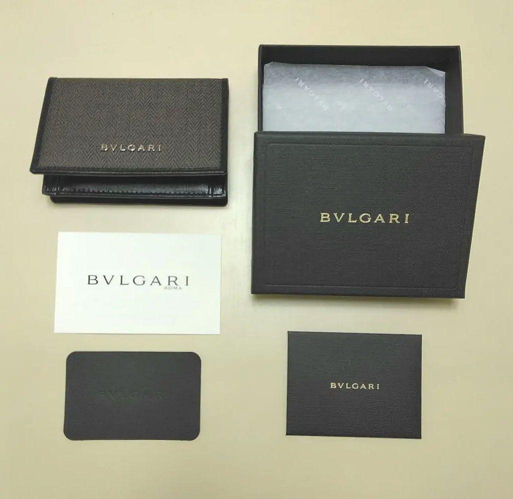 モカママ【 未使用 】BVLGARI 名刺入れ＋カード入れ