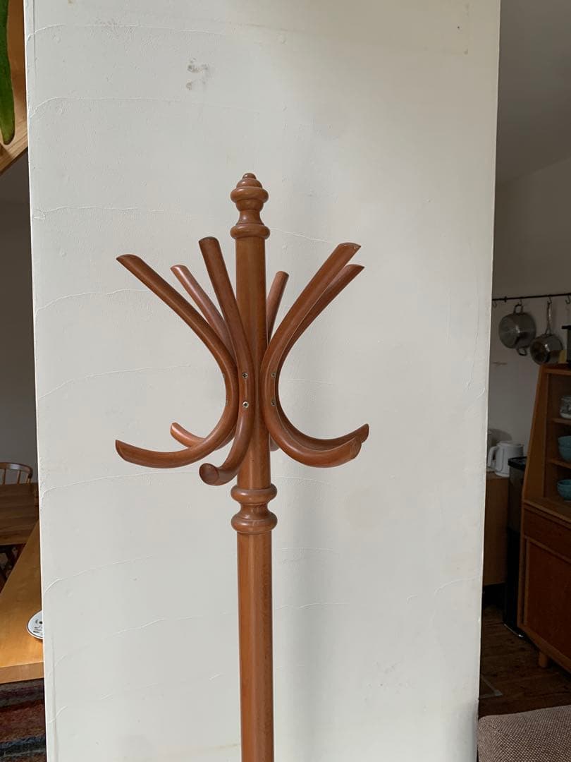 最終価格　希少　unico ton ポールハンガー　コートハンガー　木製