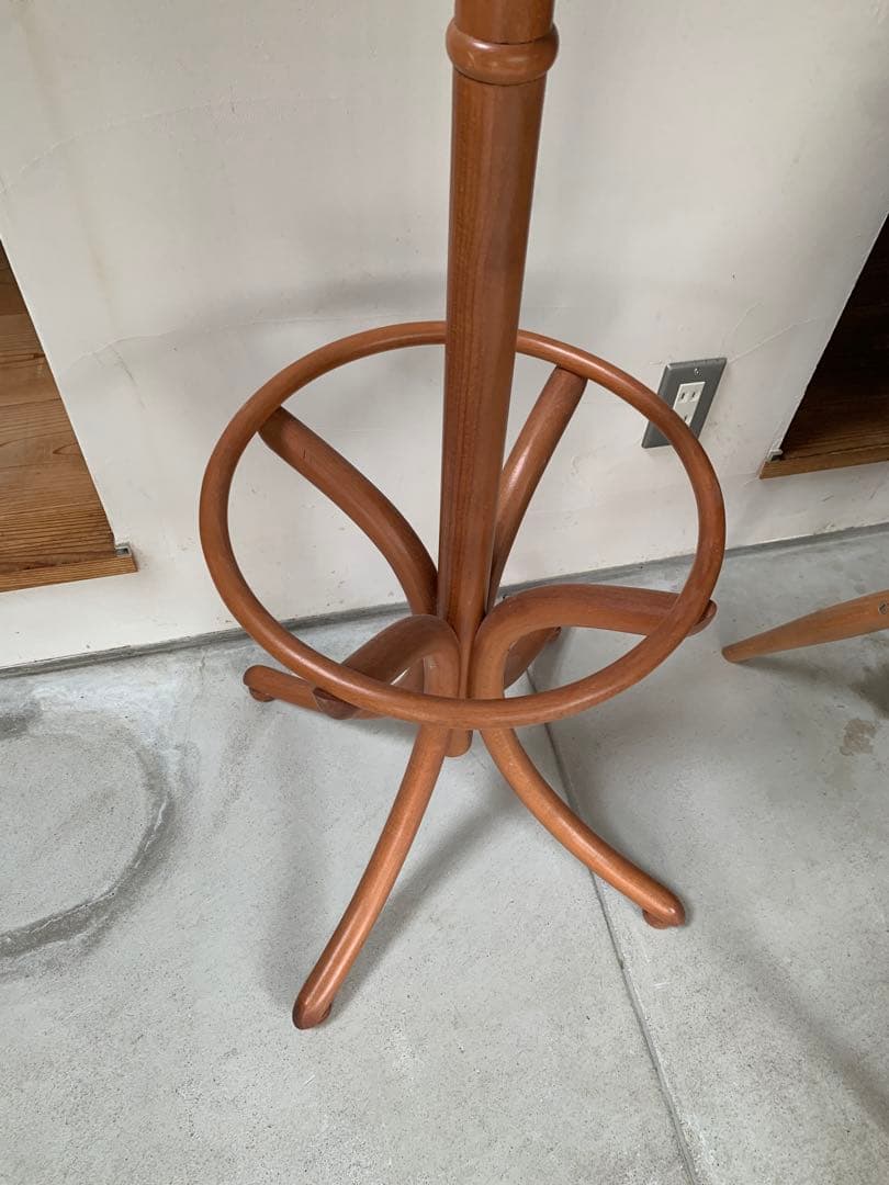 最終価格　希少　unico ton ポールハンガー　コートハンガー　木製