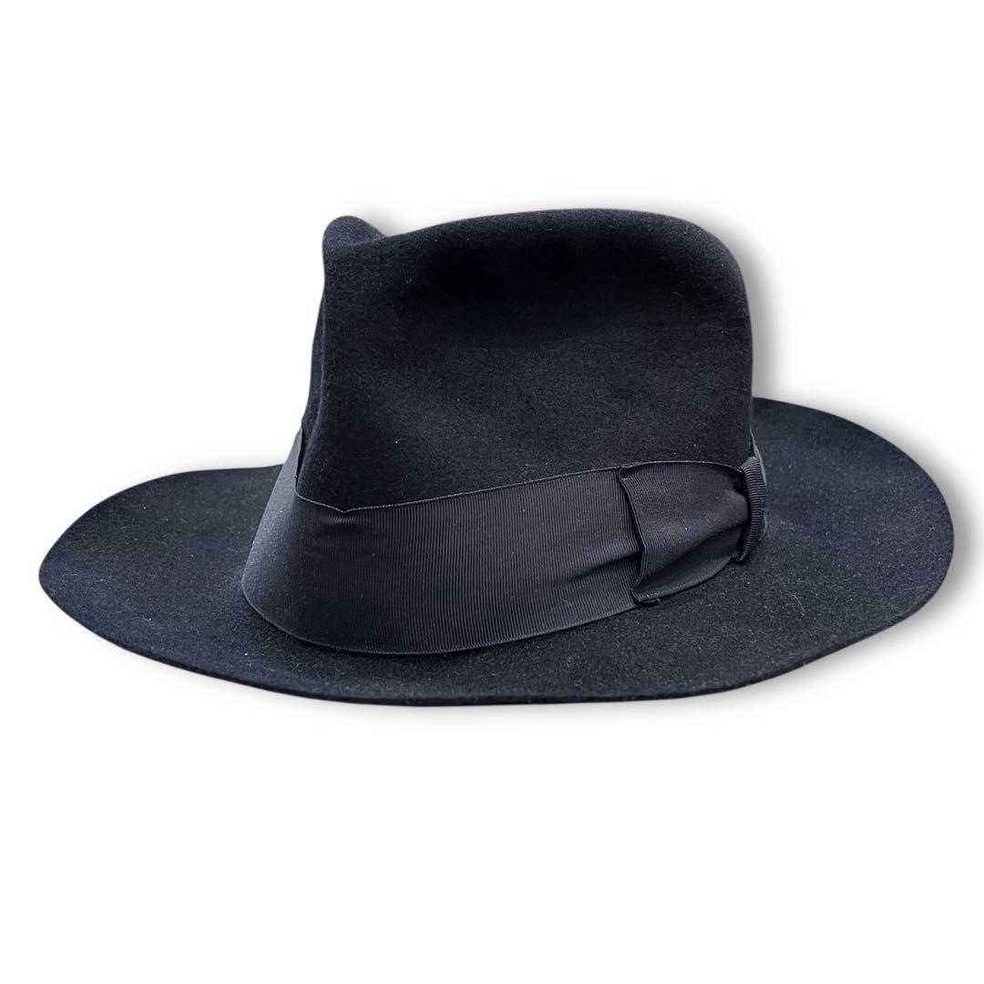 M*J様 イタリア製 ボルサリーノBorsalino ラビットファー 中折れ ハ