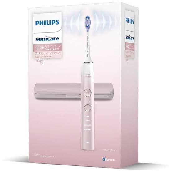 電動歯ブラシ ダイヤモンドクリーン9000 ピンクホワイト HX9911/81