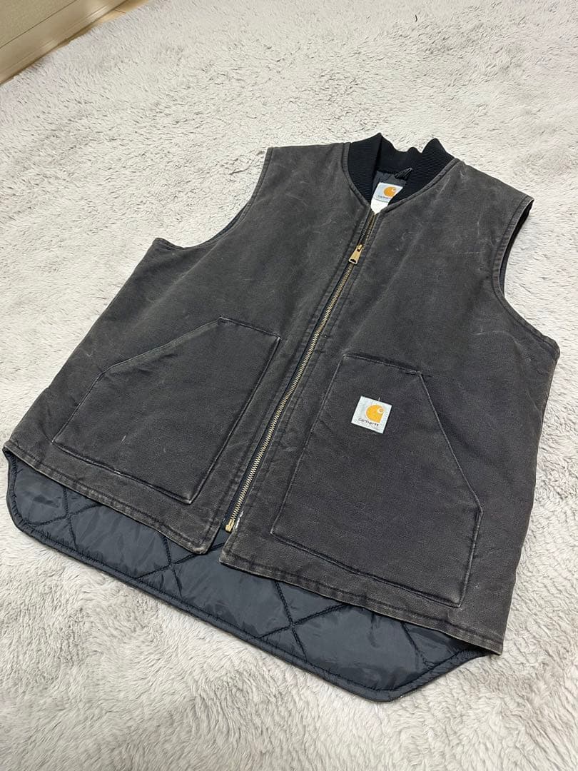Carhartt ダックベスト　USA製　腰ゴム　TALL
