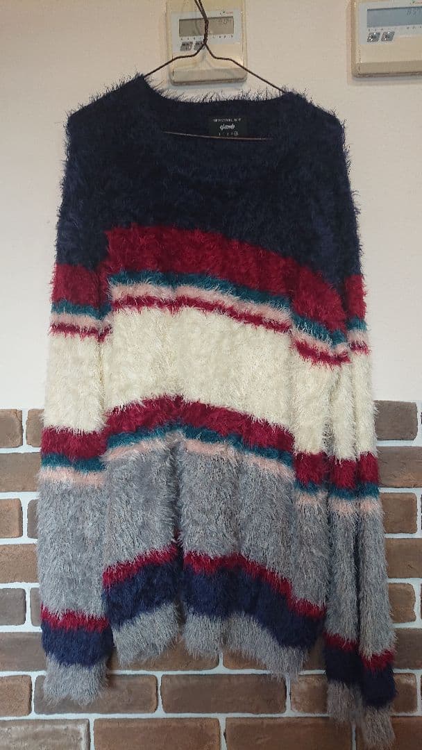 ひろ　 glamb Kaylee border ニット