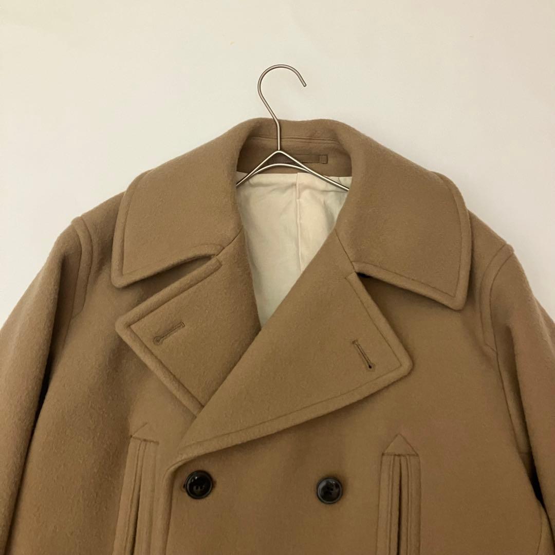✨定価107,800✨ YLEVE ピーコート　ダブル　オーバーサイズ　キャメル