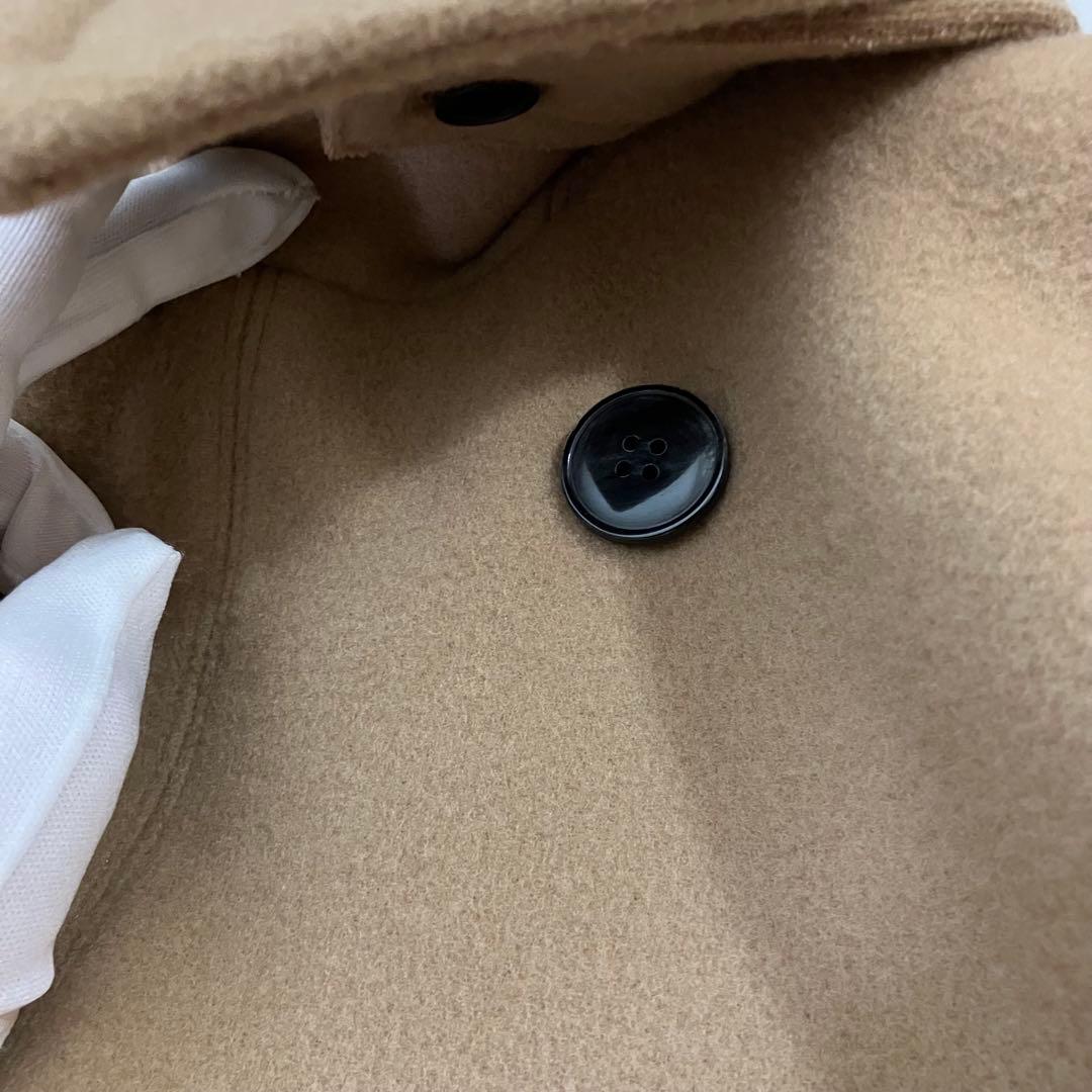 ✨定価107,800✨ YLEVE ピーコート　ダブル　オーバーサイズ　キャメル