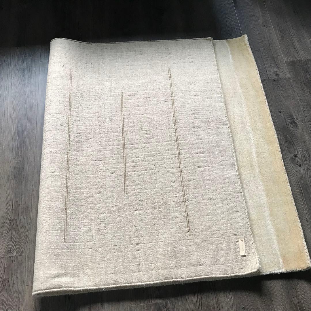 ウール ラグ ラグマット 絨毯 100x160cm 一点もの