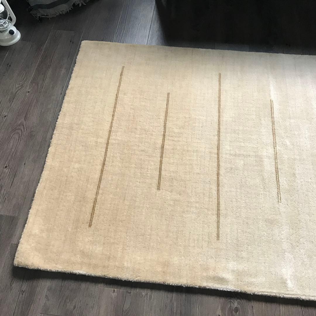 ウール ラグ ラグマット 絨毯 100x160cm 一点もの