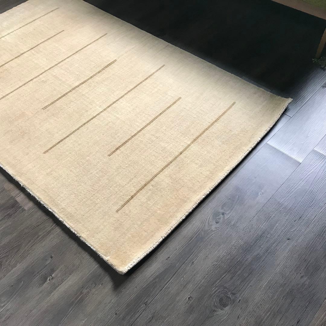 ウール ラグ ラグマット 絨毯 100x160cm 一点もの