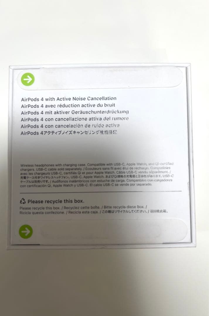 Apple AirPods 4 本体 アクティブノイズキャンセリング