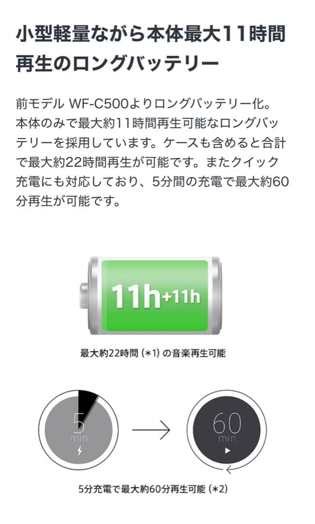 ★SONY★WF-C510 ブラック ワイヤレスイヤホン