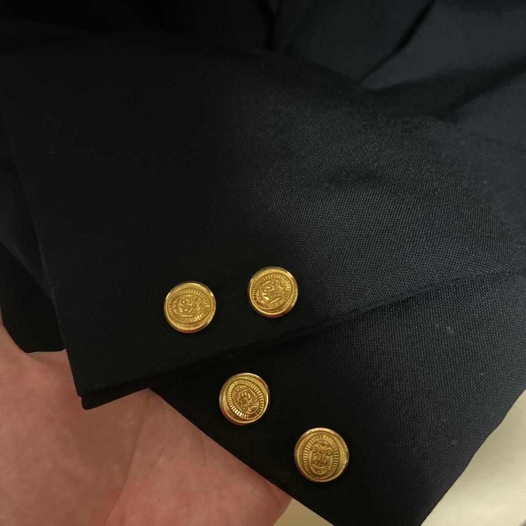 最終値下げ‼️BROOKS BROTHERS紺ブレ エンボスロゴ 金ボタンネイビー