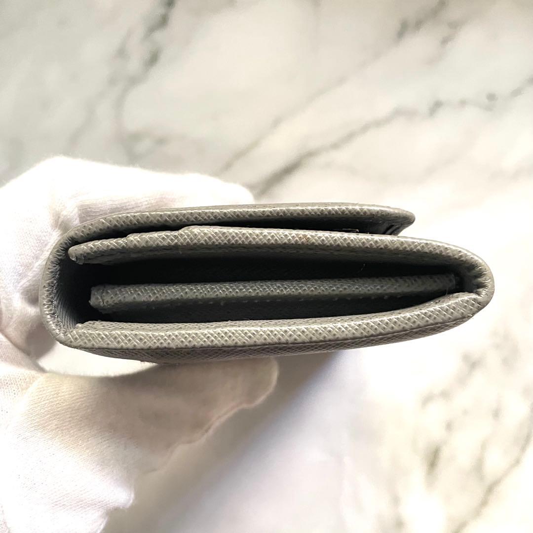 PRADA プラダ サフィアーノ　リボン　フィオッコ　長財布　極美品0115-④