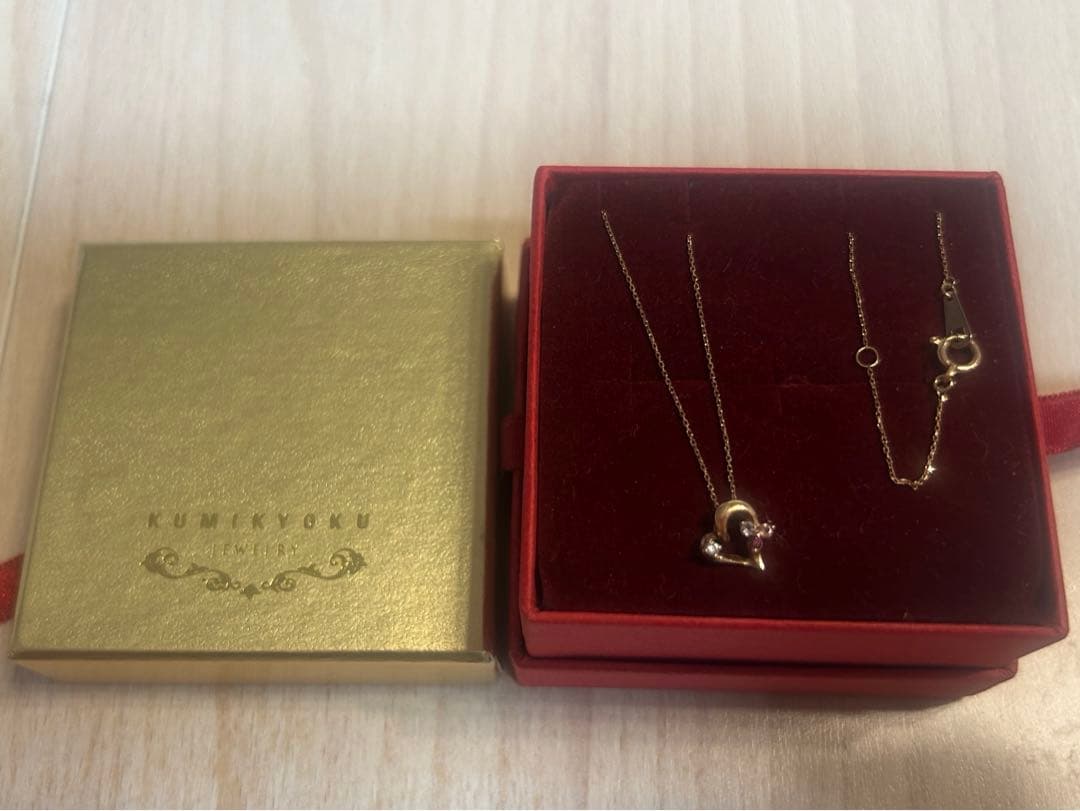 組曲ジュエリー　〈限定〉K10ピンクゴールド ネックレス　【品質証明書】あり