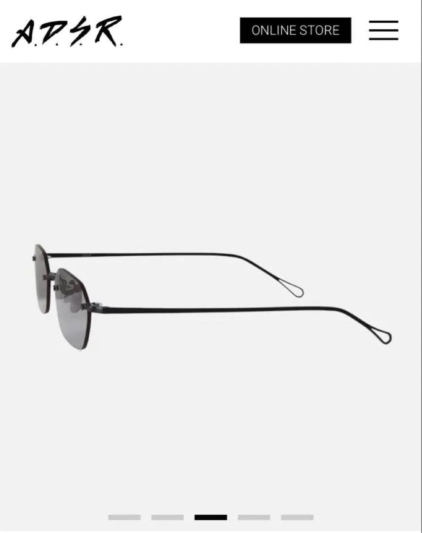 A.D.S.R./ VATH 01 ライトグレー サングラス