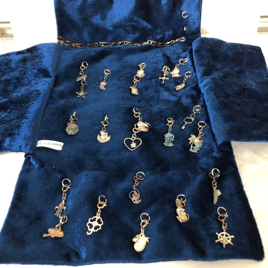 ハローキティ ブレスレット•チャーム•ジュエリーポーチ　シルバー