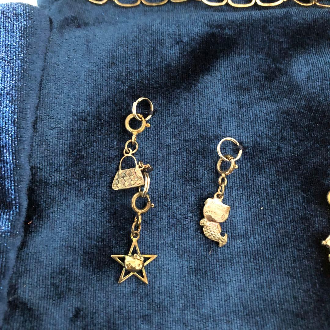 ハローキティ ブレスレット•チャーム•ジュエリーポーチ　シルバー