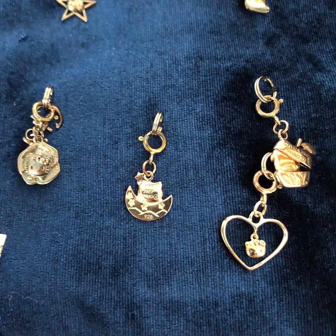 ハローキティ ブレスレット•チャーム•ジュエリーポーチ　シルバー