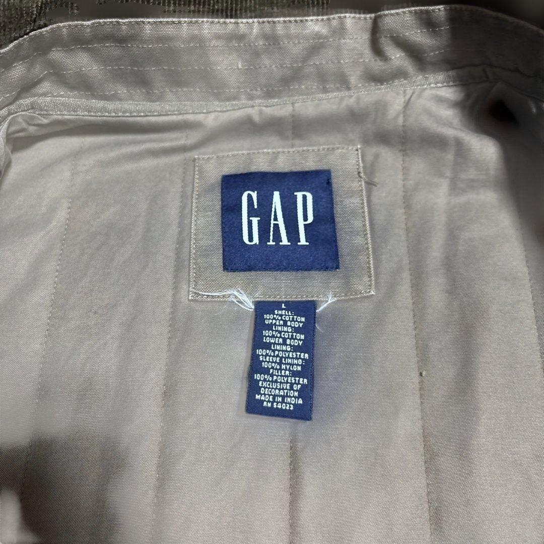 old gap カバーオール　ハンティングジャケット 襟コーデュロイ　ダック