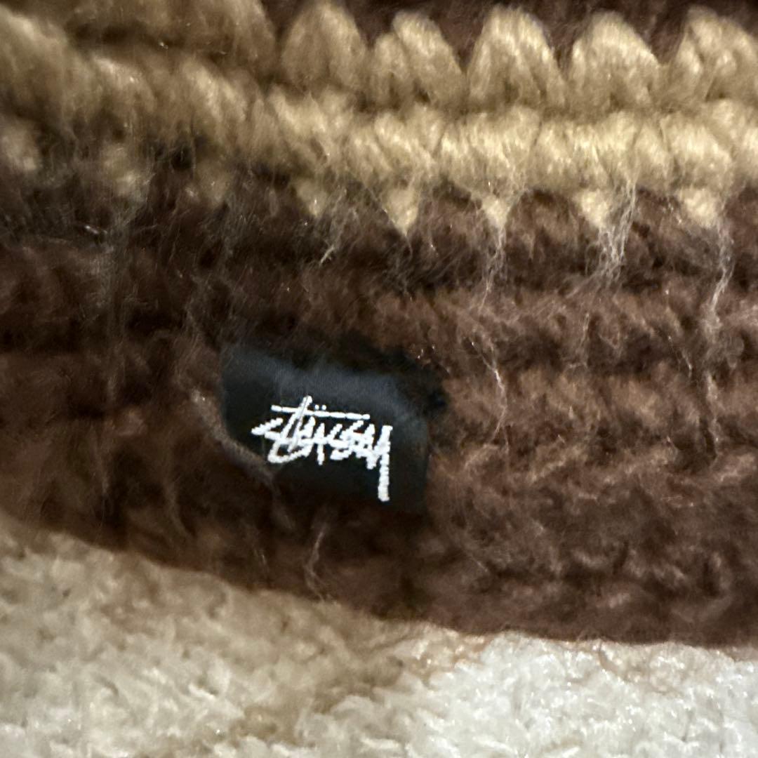 stussyクラッシャーハット　ブラウン