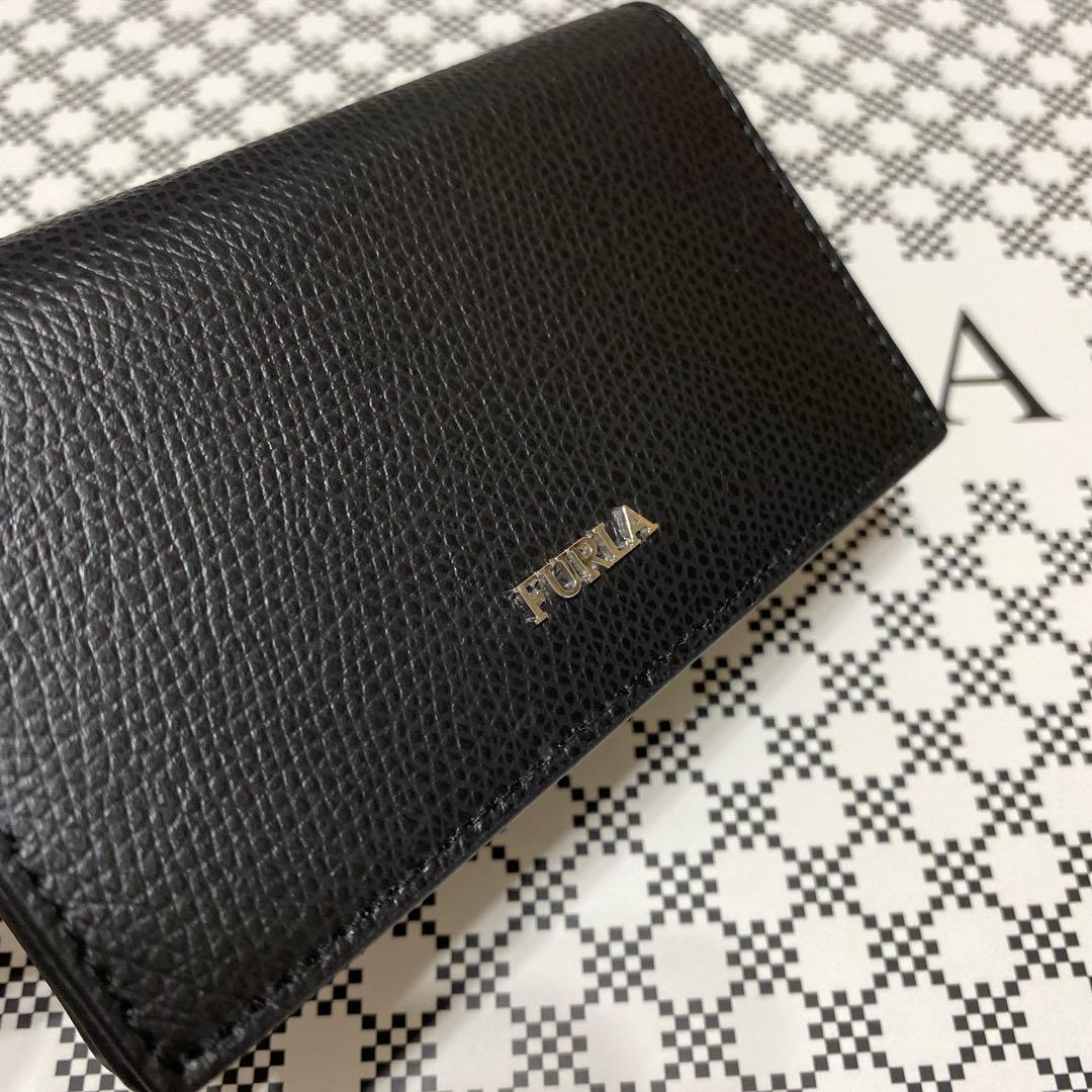 未使用　美品フルラ　Furla　名刺入れ　カード/パスケース　レザー