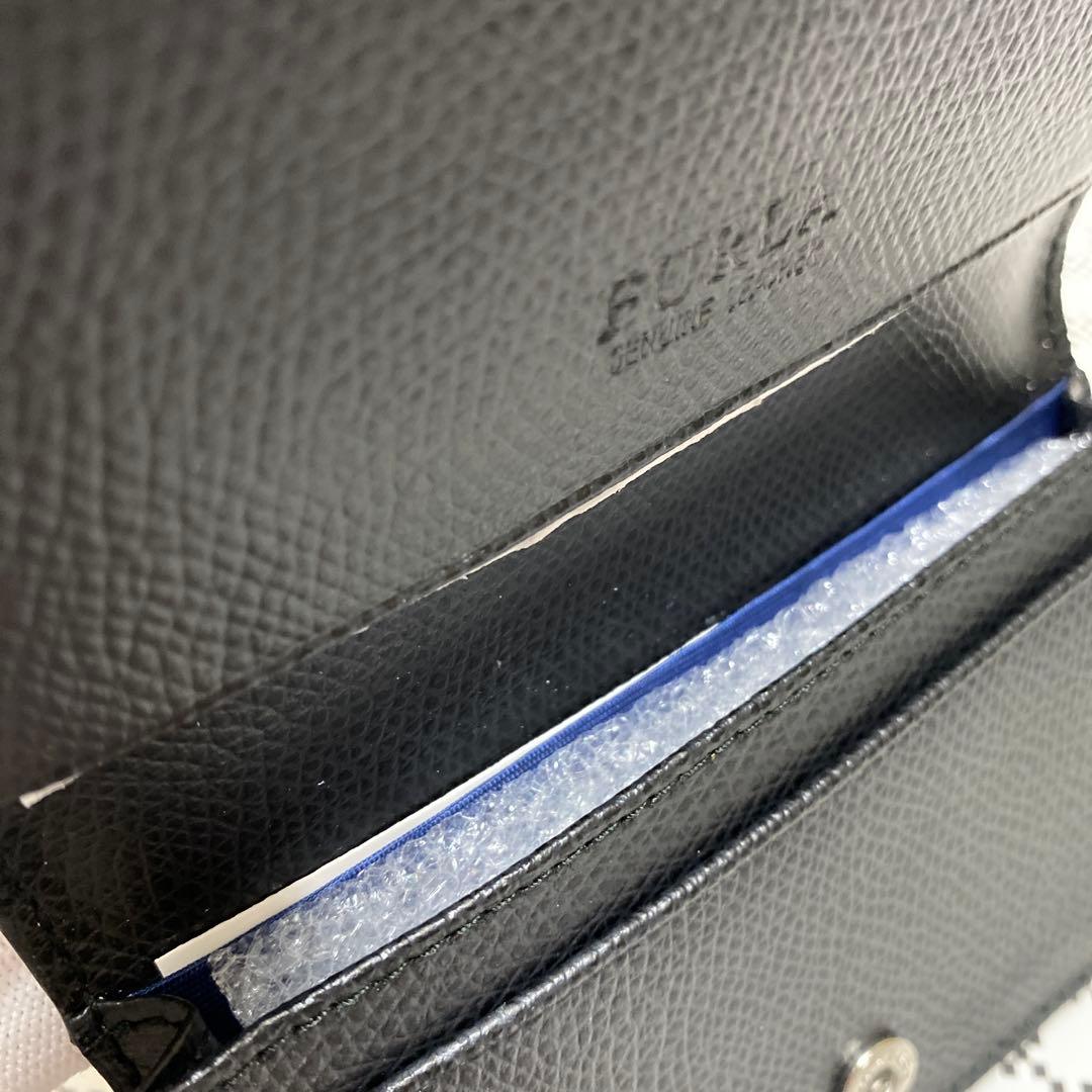 未使用　美品フルラ　Furla　名刺入れ　カード/パスケース　レザー