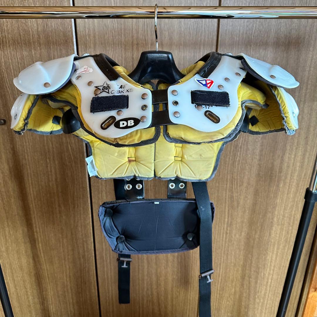 ダグラス最軽量ショルダー “SP-QB-K“最小 XSサイズ バックプレート付