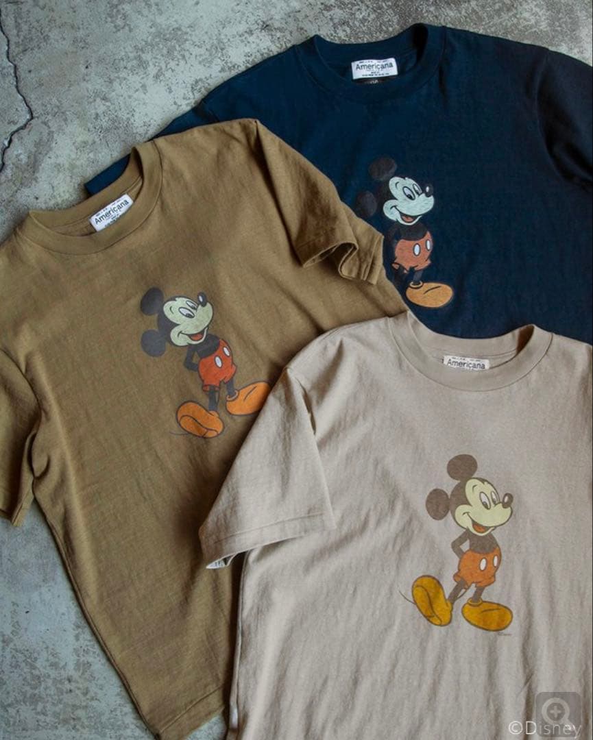 新品Americana×HUG O WaR ミッキーマウス ヴィンテージTシャツ