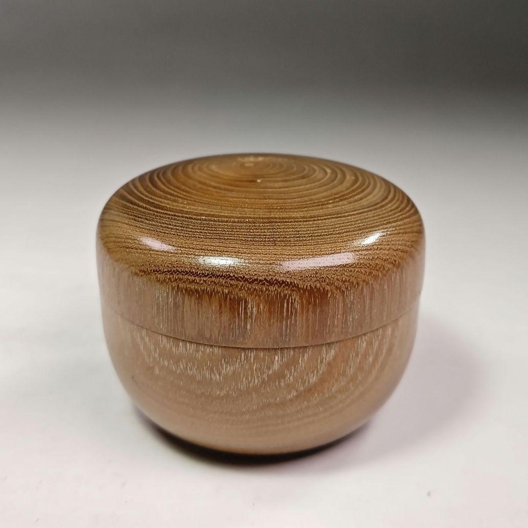 イ393 棗『久田宗也（尋牛斎）極箱』『槐の木　平棗』茶道具