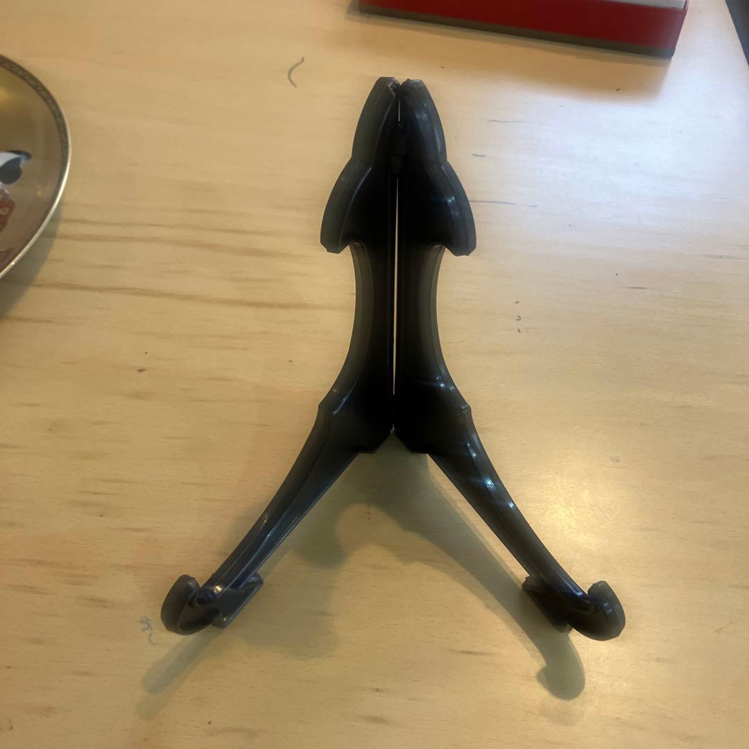 九谷焼　春画　艶絵　飾皿　大皿　台座　木箱付き