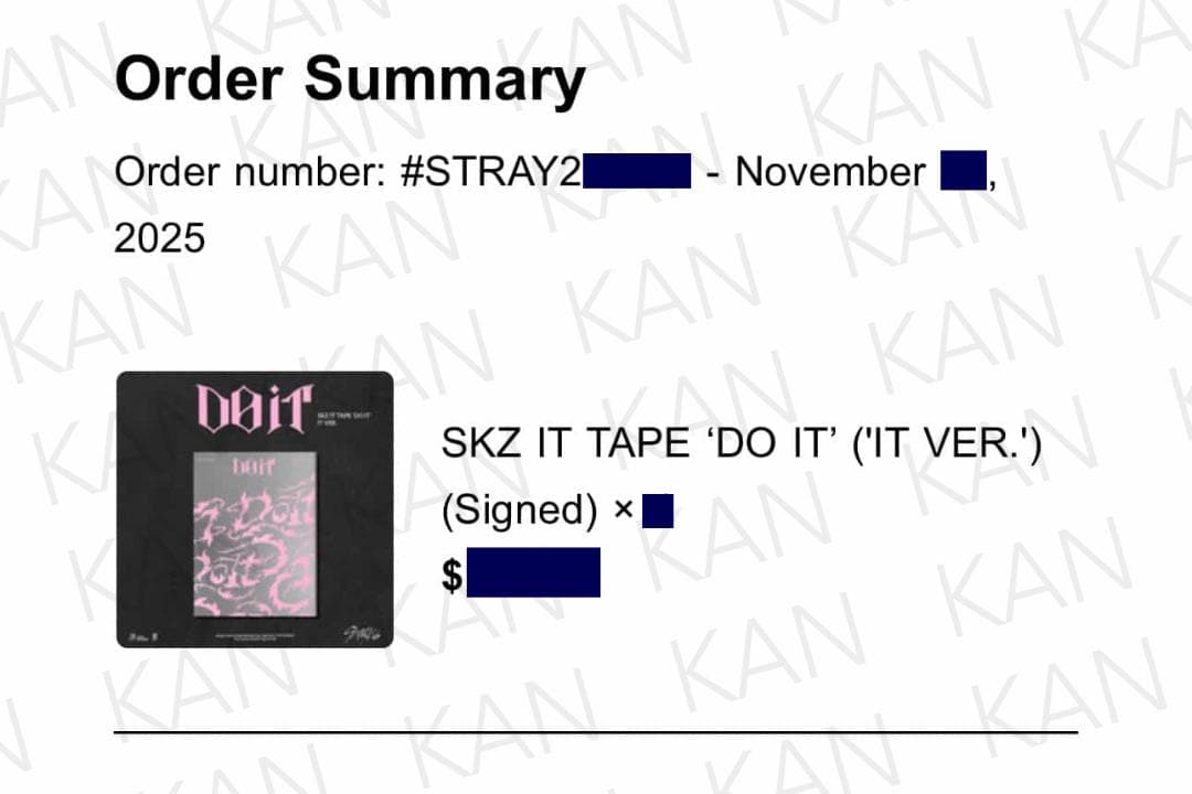 StrayKids スキズ DOIT チャンビン 直筆サイン ポスカ トレカ