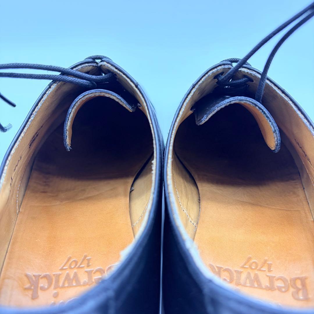 s*s様 Berwick バーウィック ストレートチップ 26cm ブラック 内