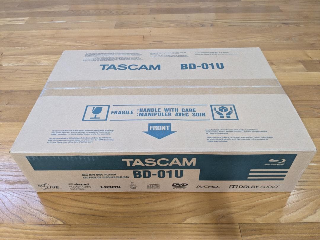 新品未使用　TASCAM Blu-ray player BD-01U　送料込