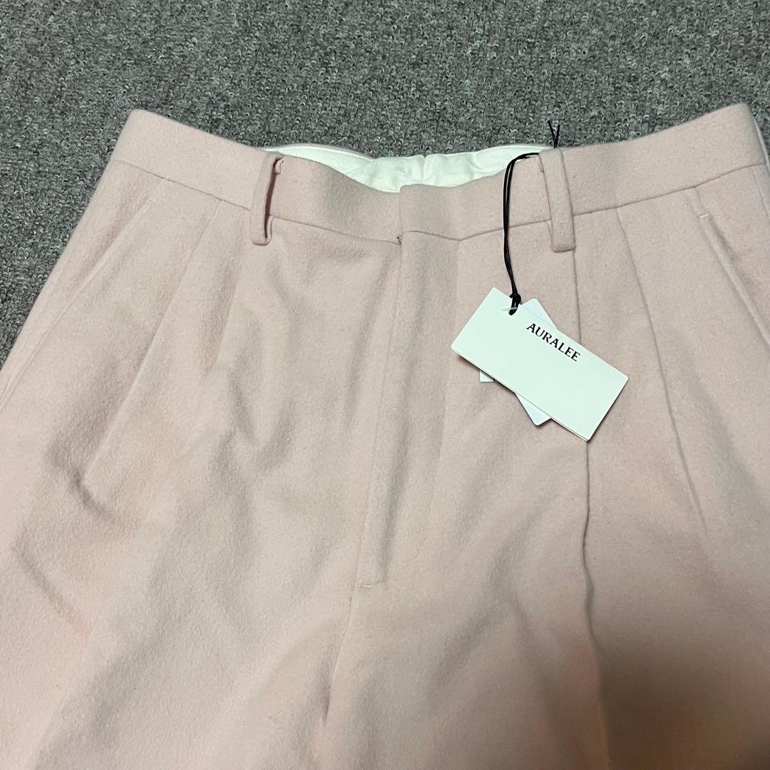 パンツ BRUSHED SUPER FINE WOOL FLANNEL SLACKS 4