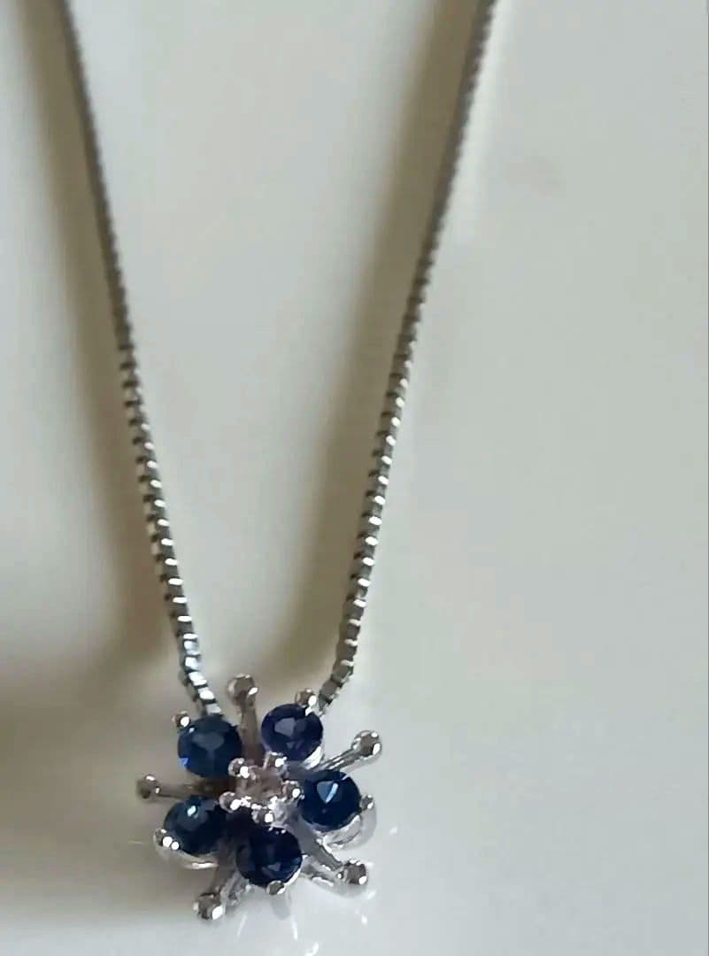 k18サファイア&ダイヤモンドペンダントトップ　GSTV