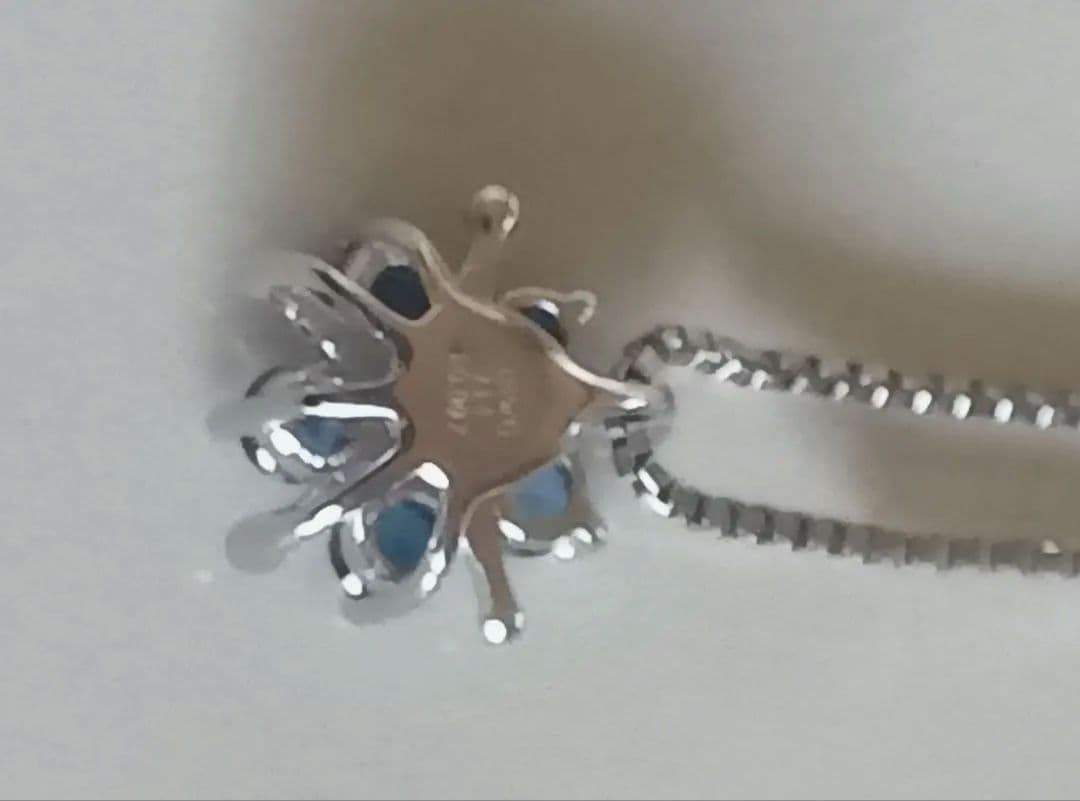 k18サファイア&ダイヤモンドペンダントトップ　GSTV