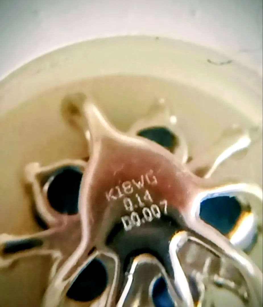 k18サファイア&ダイヤモンドペンダントトップ　GSTV