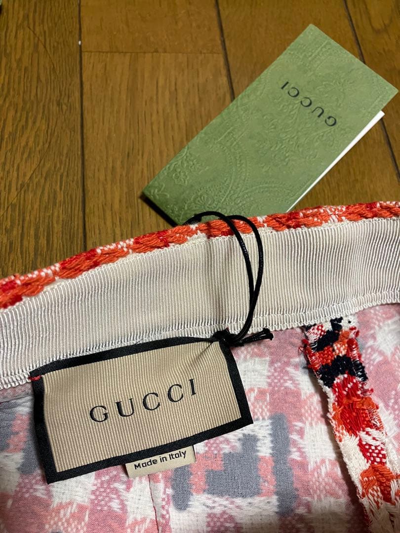 最終お値下げ正規品GUCCIグッチG柄ショートパンツハイウエストハーフパンツ