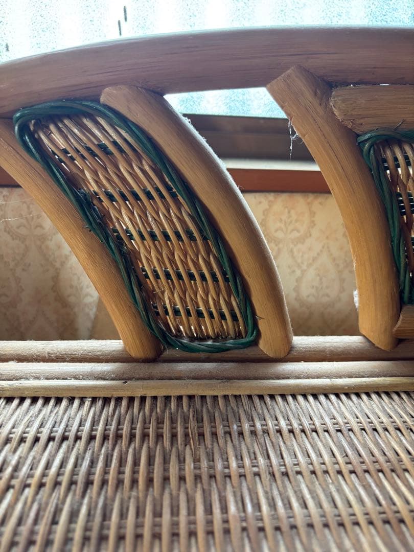 ラタン製 5段チェスト ナチュラル