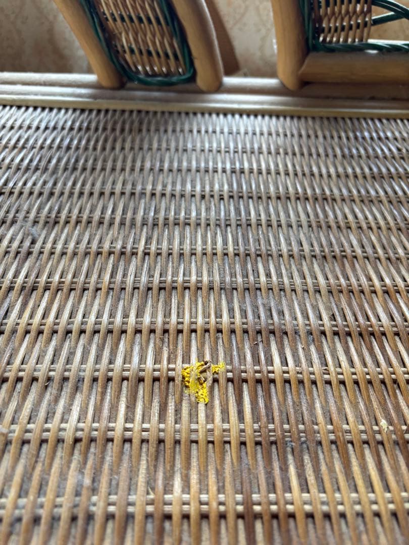 ラタン製 5段チェスト ナチュラル