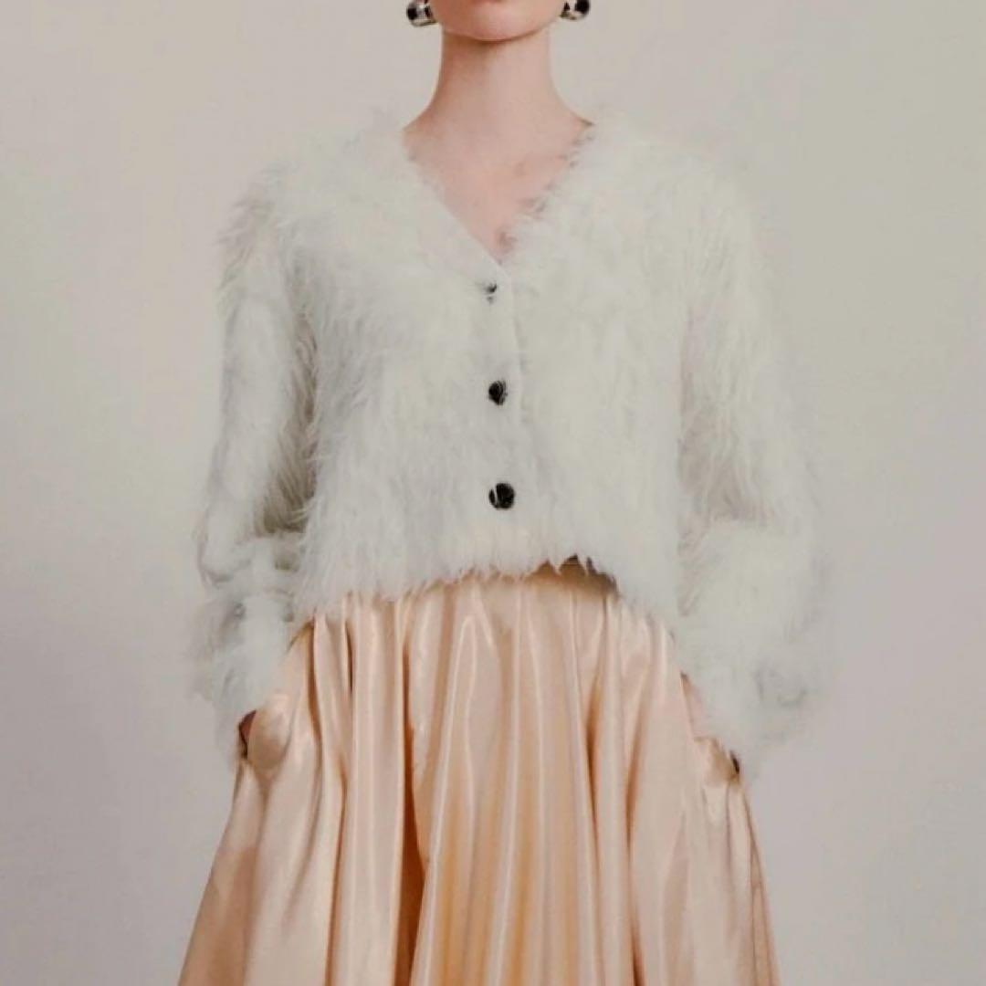 トップス thetoe Westminster Shaggy Cardigan