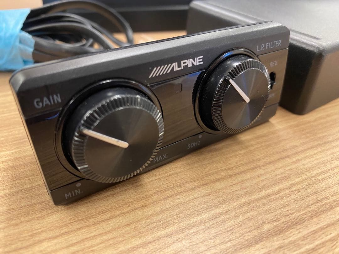 ALPINE アルパイン サブウーファー SWE-1200 付属品 RCA