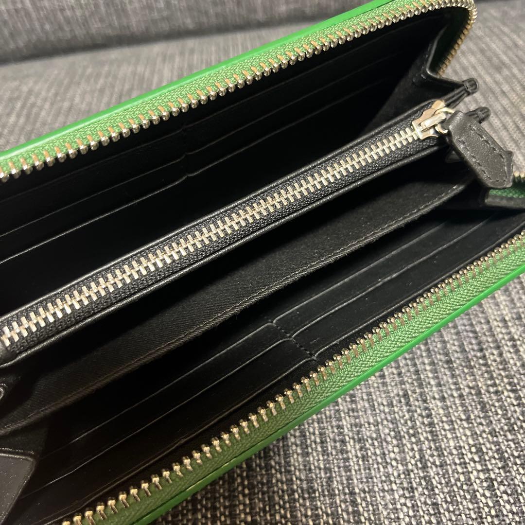 【希少】ヴィヴィアンウエストウッド 長財布 オーブ グリーン