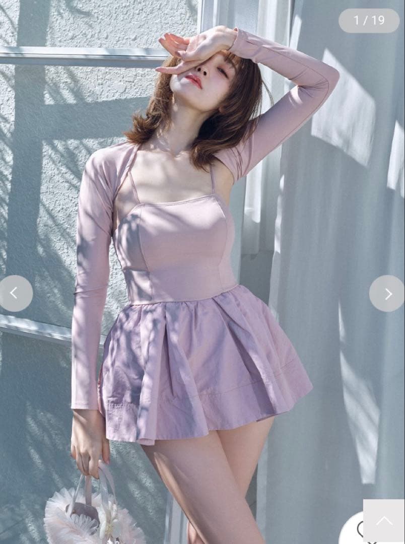 【新品未使用】リリーブラウン 3ピーススウィムウェア（ピンク） 水着 レディース